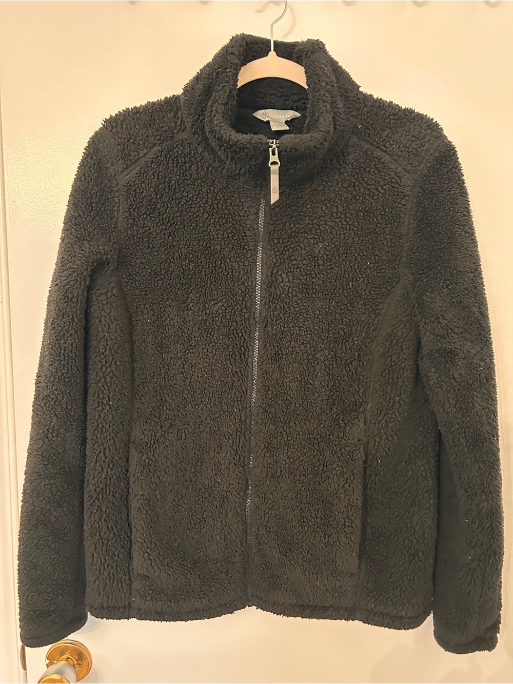 Cozy Full-Zip Sherpa Jacket - Dark Brown